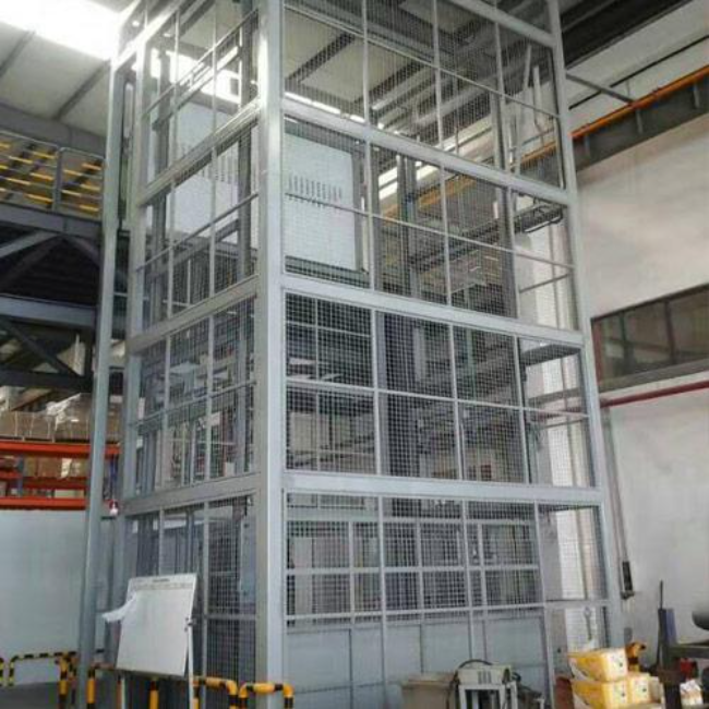 周口导轨式升降平台货梯